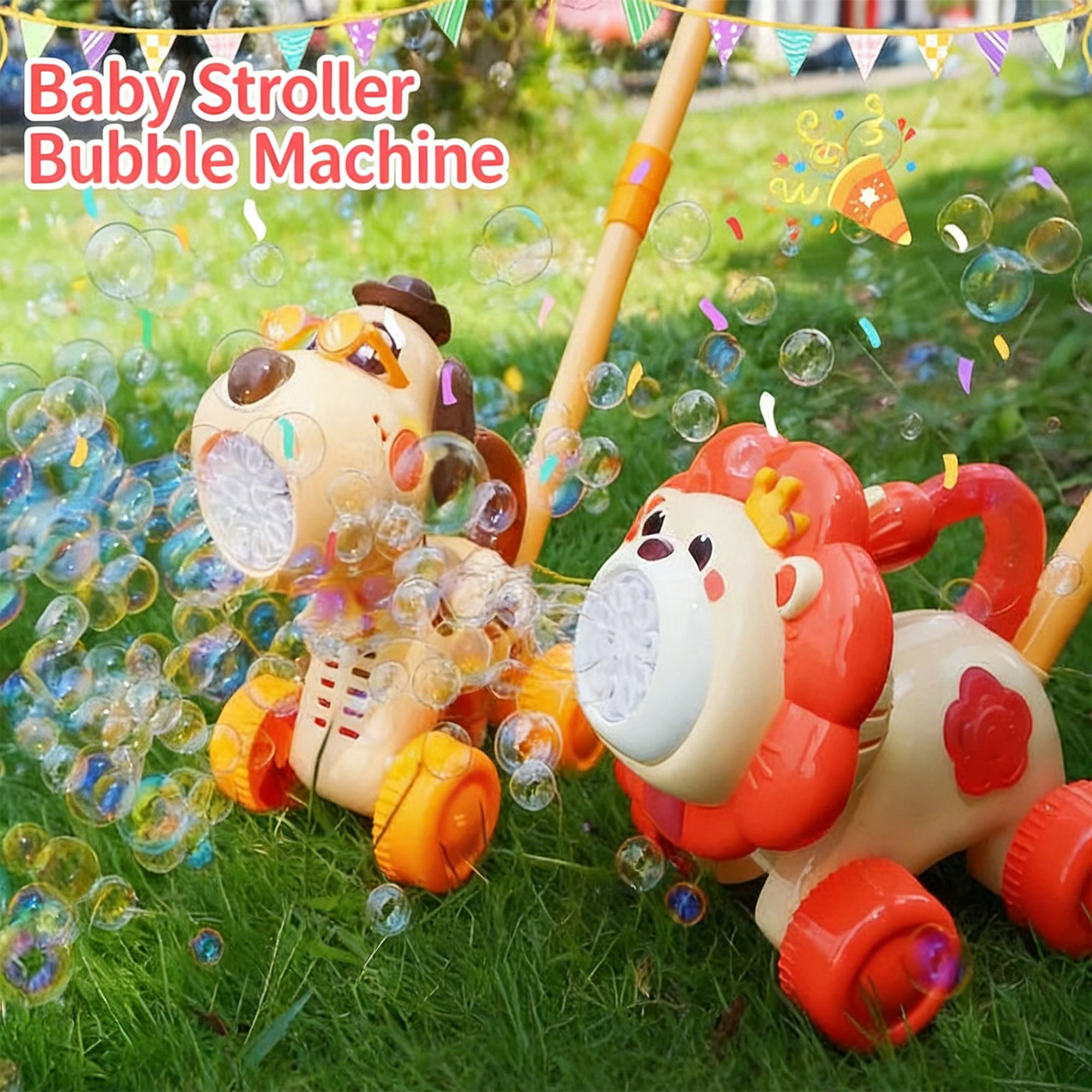 Hot Dog Press - 2in1 Electric Bubble Cart Handheld Automatic