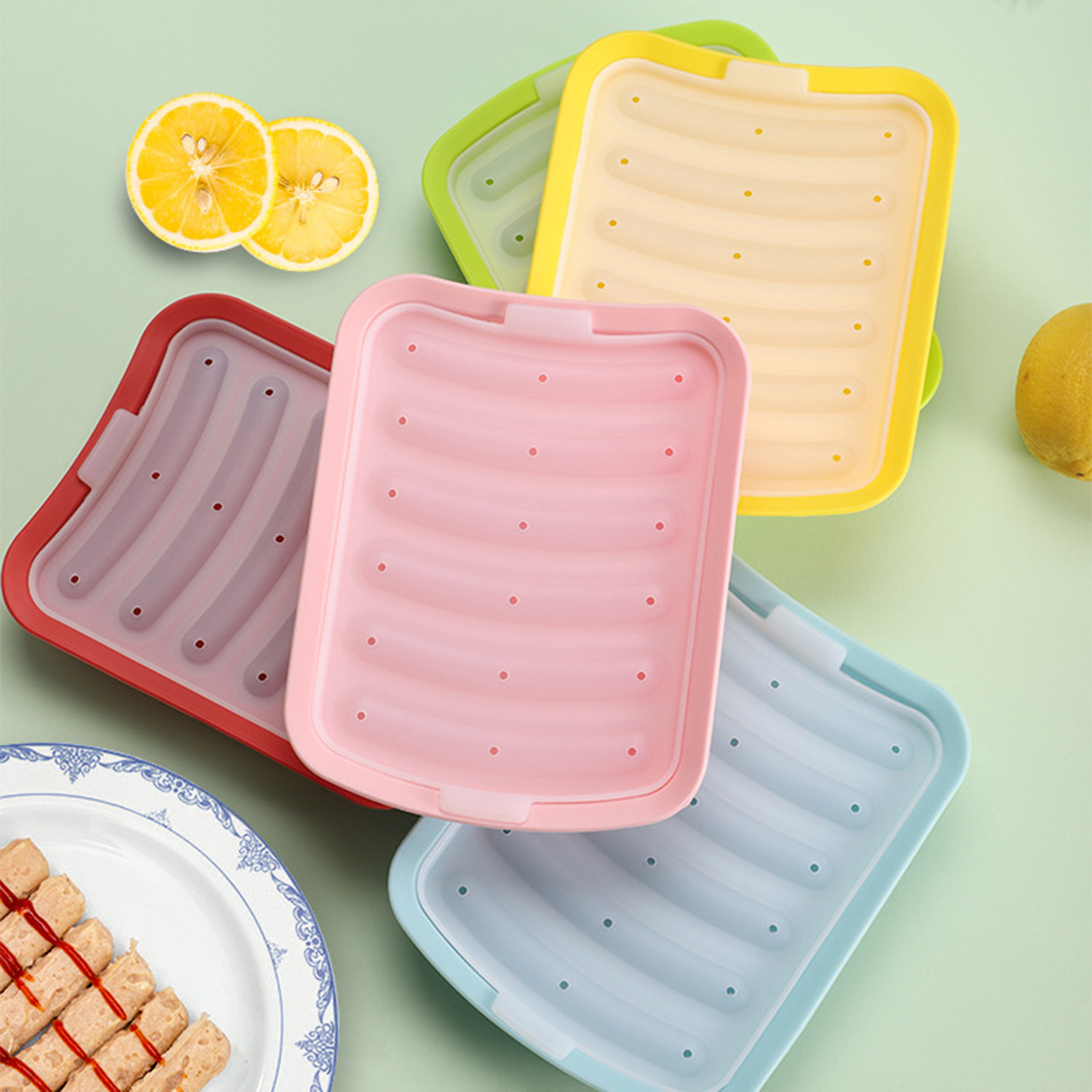 Sausage Maker Mould 6 Grids Si - Hot Dog Press avaliação e preço