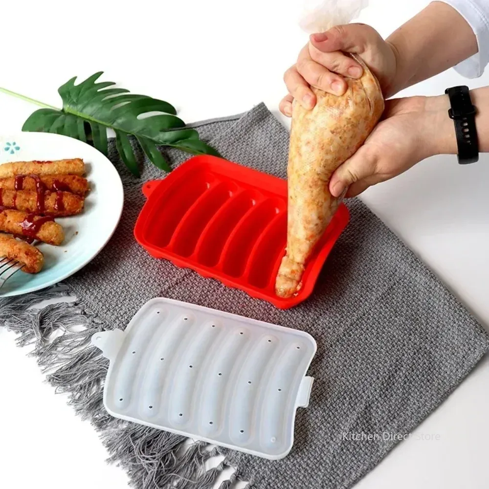 Sausage Maker Mould 6 Grids Si - Hot Dog Press avaliação e preço