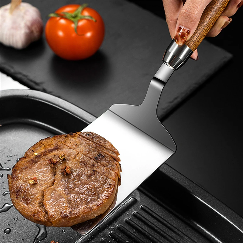 Stainless Steel Square Head St - Okonomiyaki Spatula avaliação e preço