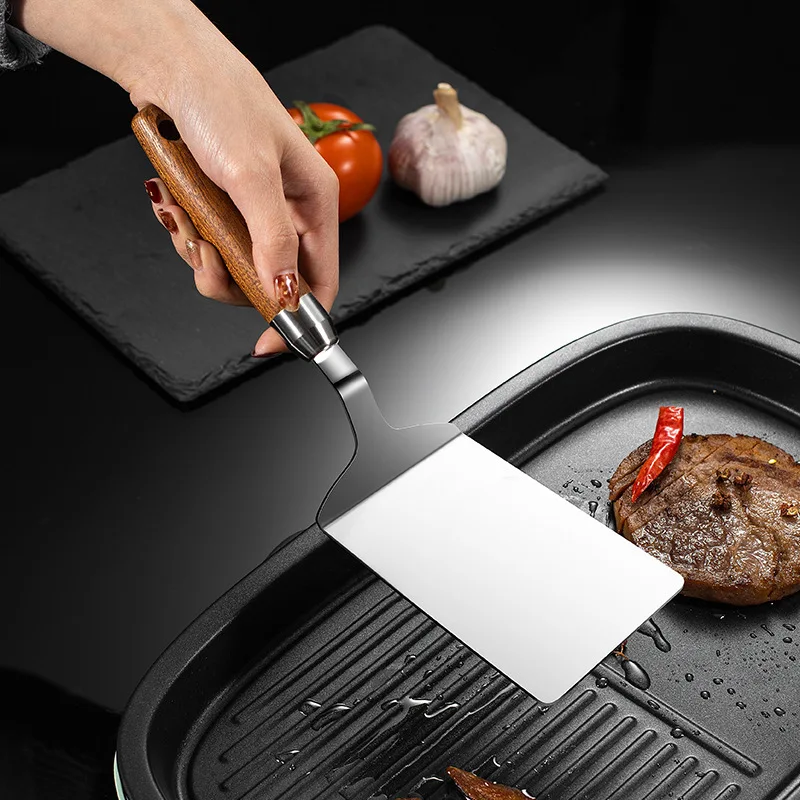 Stainless Steel Square Head St - Okonomiyaki Spatula avaliação e preço