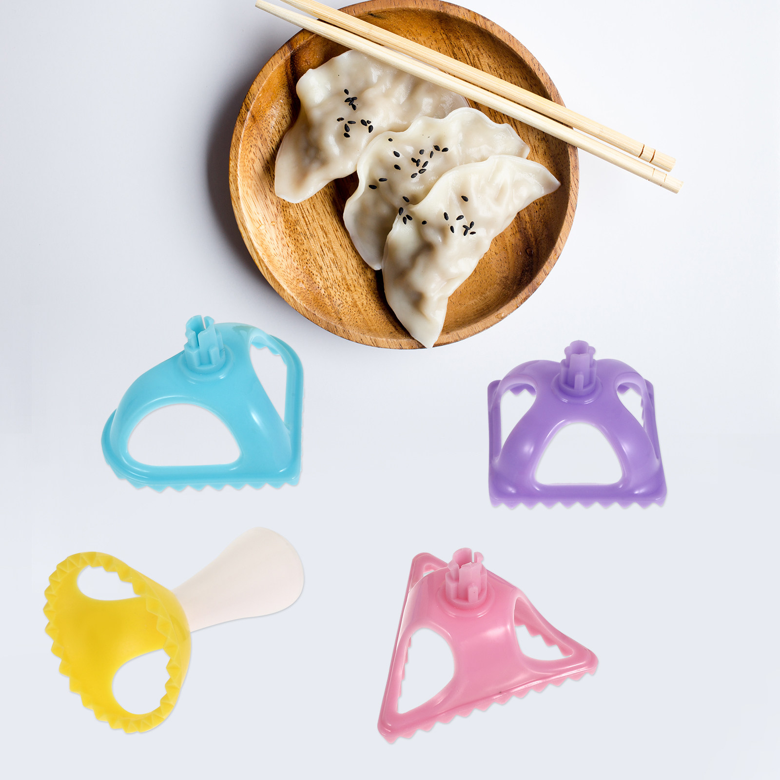 4Pcs Dumpling Turnover Mold Se - Dumpling Press Set avaliação e preço