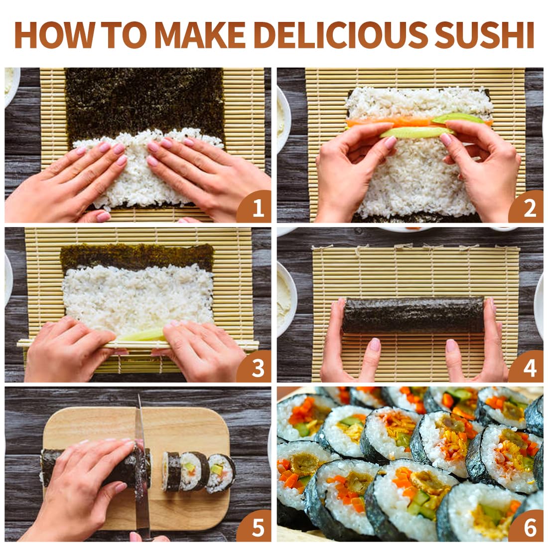 Sushi Making Set With Various  - Spring Roll Wrapper avaliação e preço
