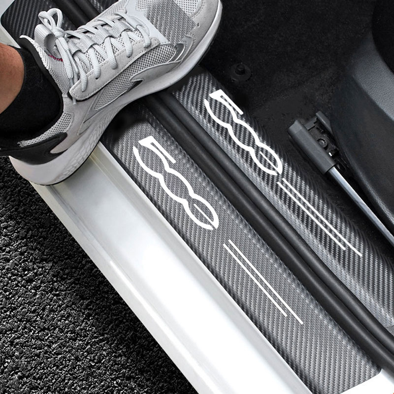 Car Door Sill Guard Plate Thre - Crepe Pan Carbon avaliação e preço