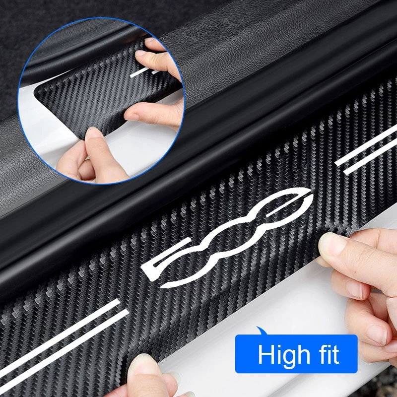 Car Door Sill Guard Plate Thre - Crepe Pan Carbon avaliação e preço
