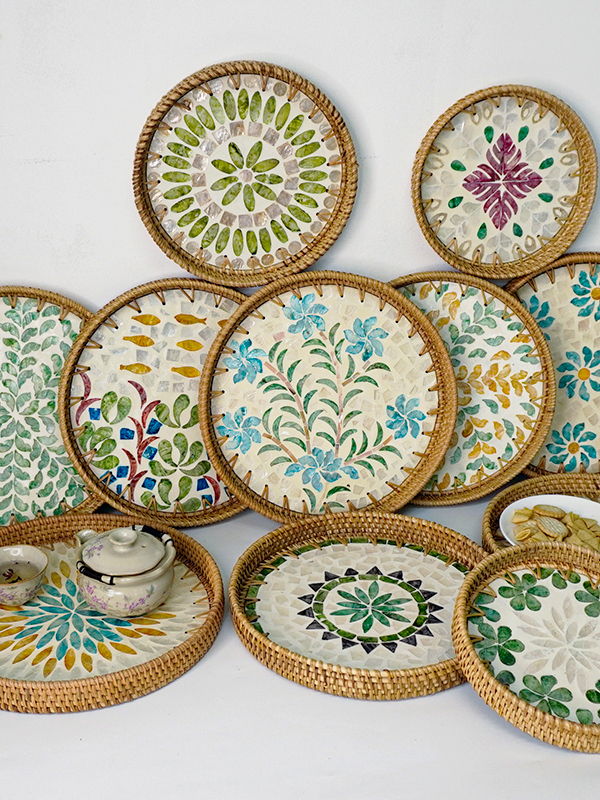 Handwoven ell Fruit Tray Break - Dim Sum Basket avaliação e preço