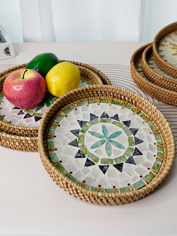 Handwoven ell Fruit Tray Break - Dim Sum Basket avaliação e preço