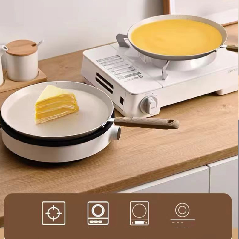 10In Thickened Omelet Pan Pizz - Danish Pancake Pan avaliação e preço