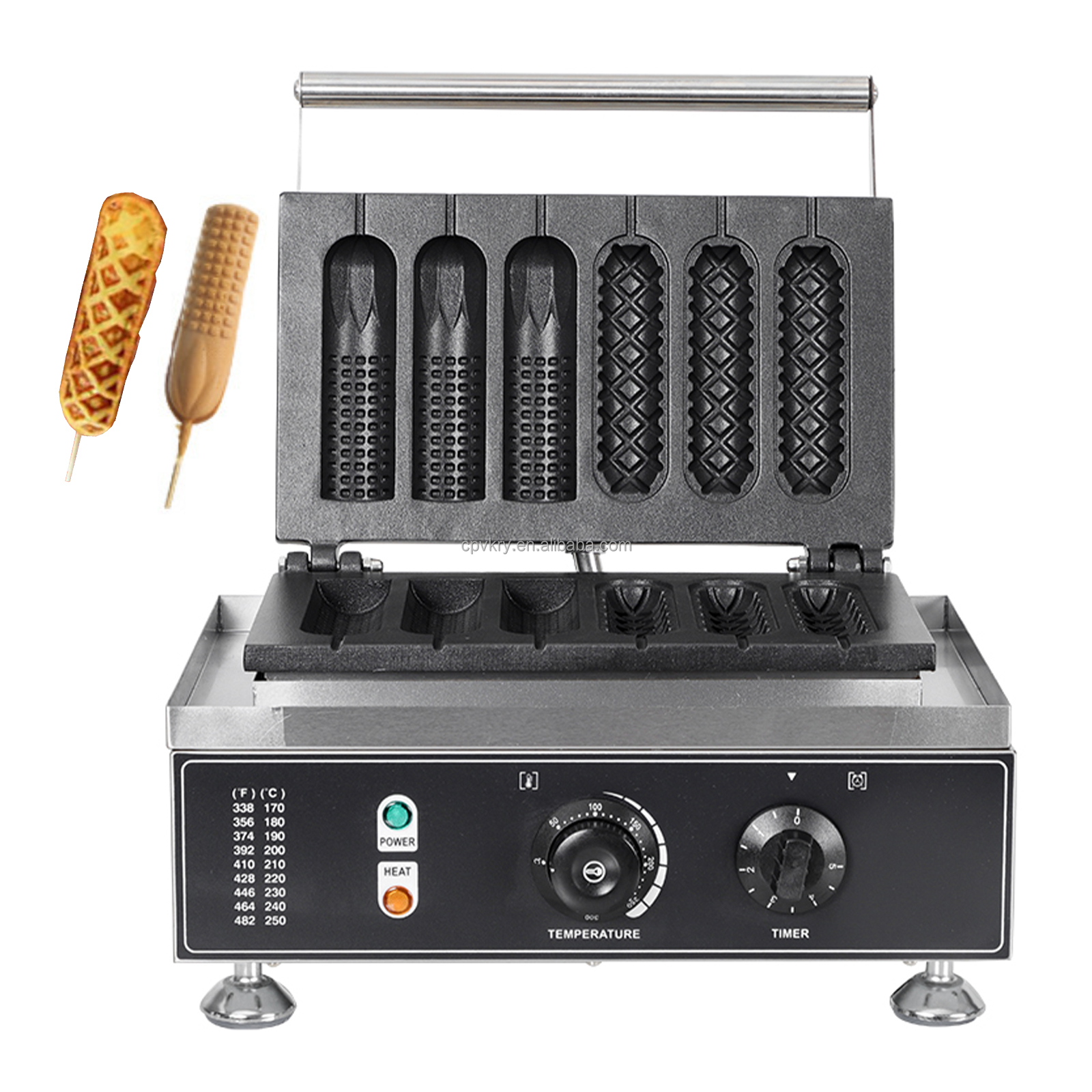 Electric 110/220V Hot Dog Waff - Corn Dog Stick avaliação e preço