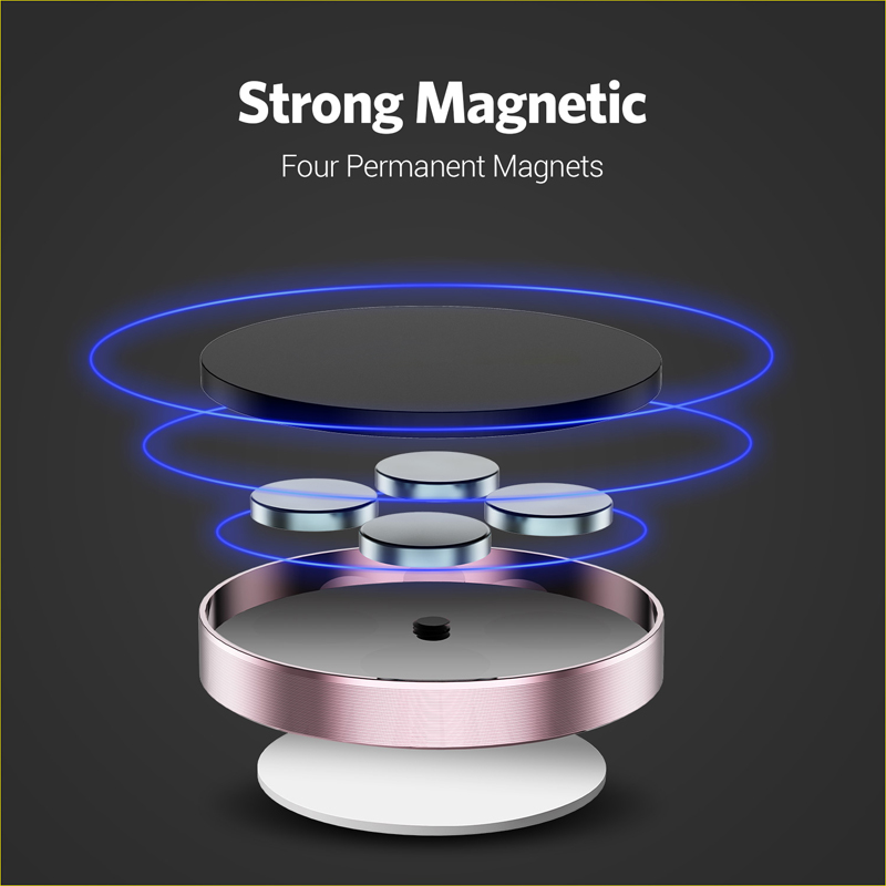 360 Degrees Magnetic Car Phone - Taco Stand Holder avaliação e preço