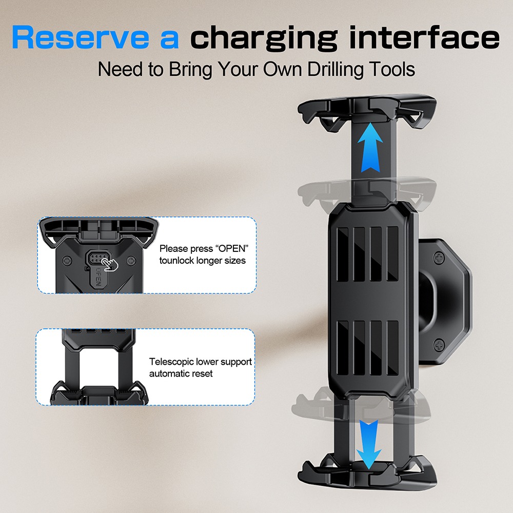 Wall Mount Phone Holder Tablet - Taco Stand Holder avaliação e preço