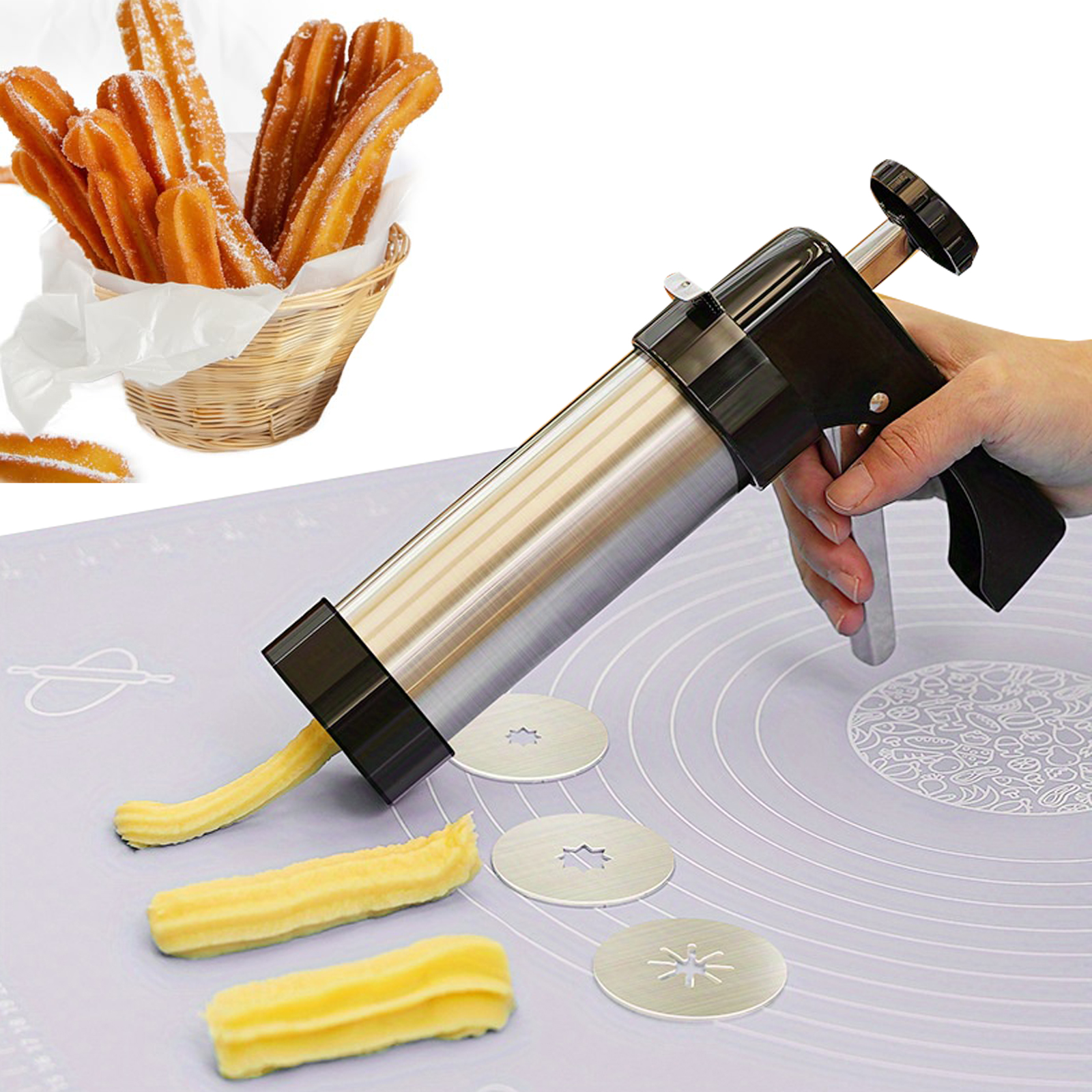 Traditional Churro Maker Machi - Churros Maker Gun avaliação e preço