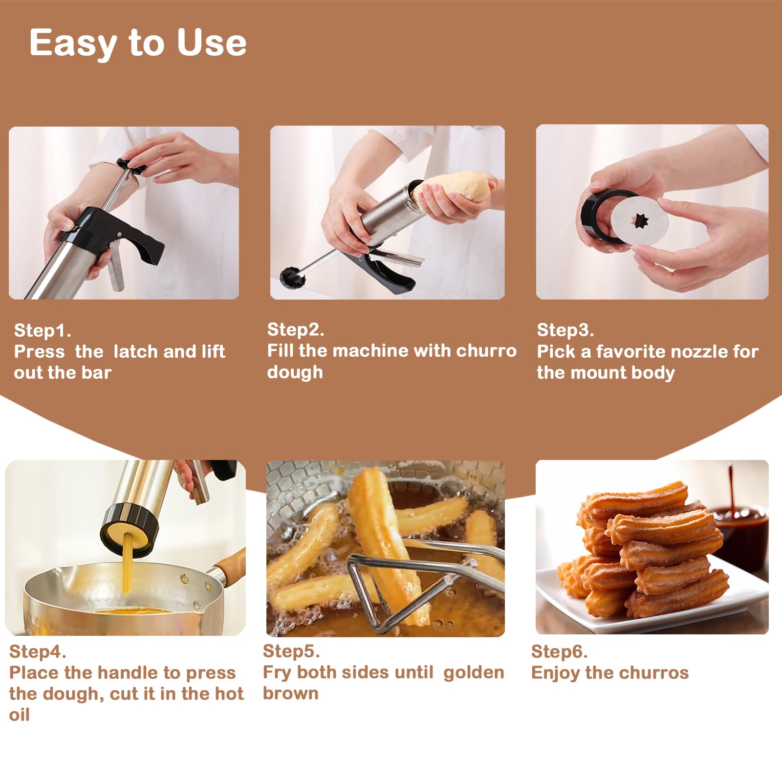Traditional Churro Maker Machi - Churros Maker Gun avaliação e preço