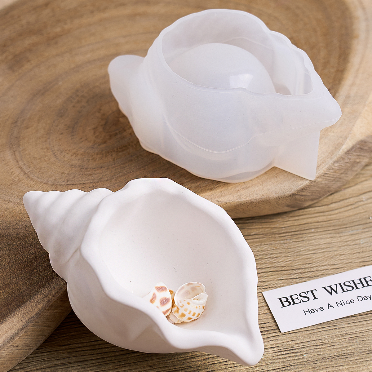 Conch Candle Jar Silicone Mold - Potsticker Mold avaliação e preço