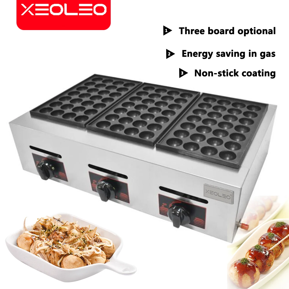 XEOLEO Commercial Desktop 3-pl - Takoyaki Grill Plate avaliação e preço