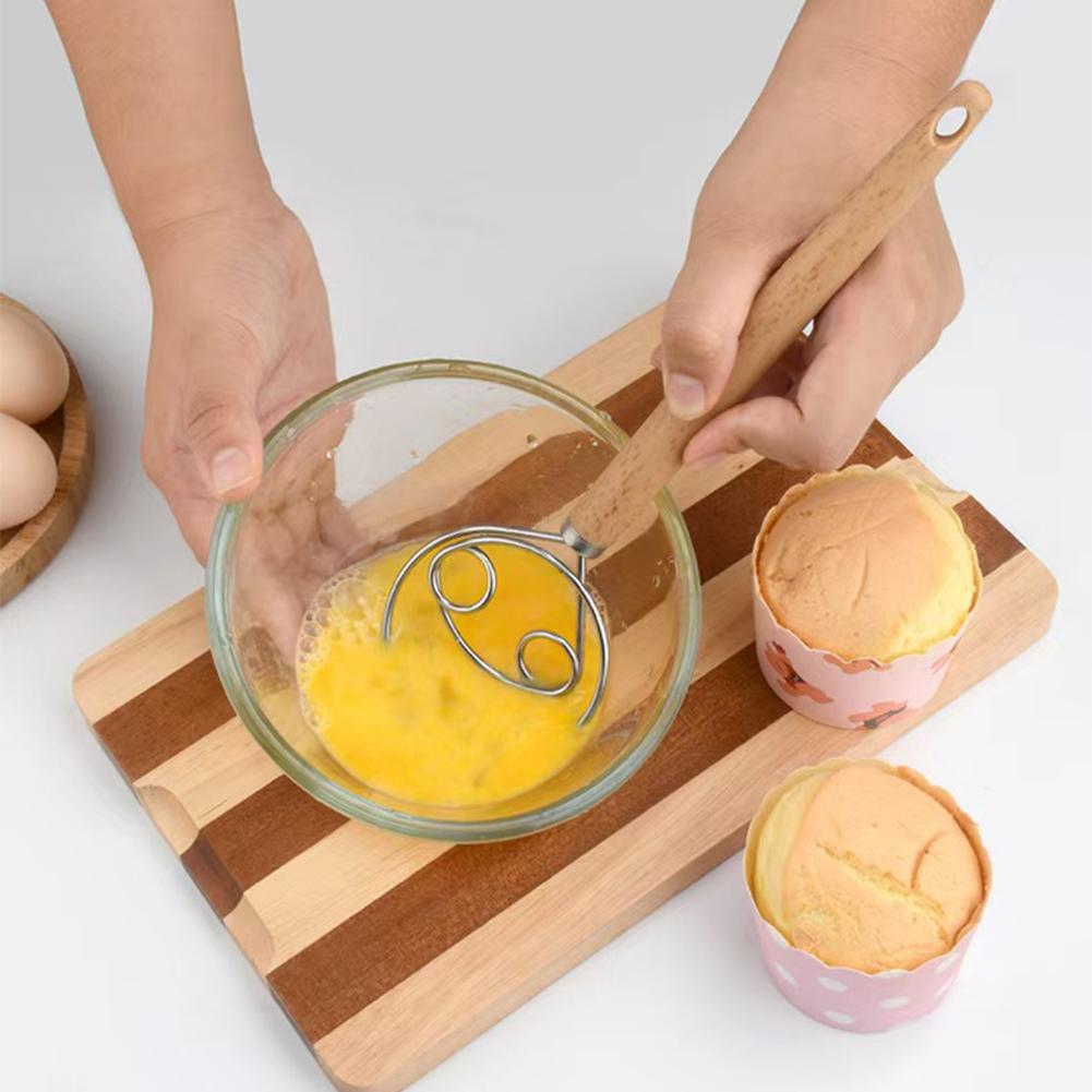 Wooden Hanlde Danish Dough Mix - Danish Pancake Pan avaliação e preço
