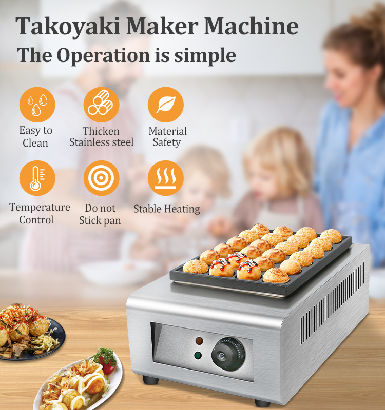 Commercial Big Power Electric  - Takoyaki Grill Plate avaliação e preço