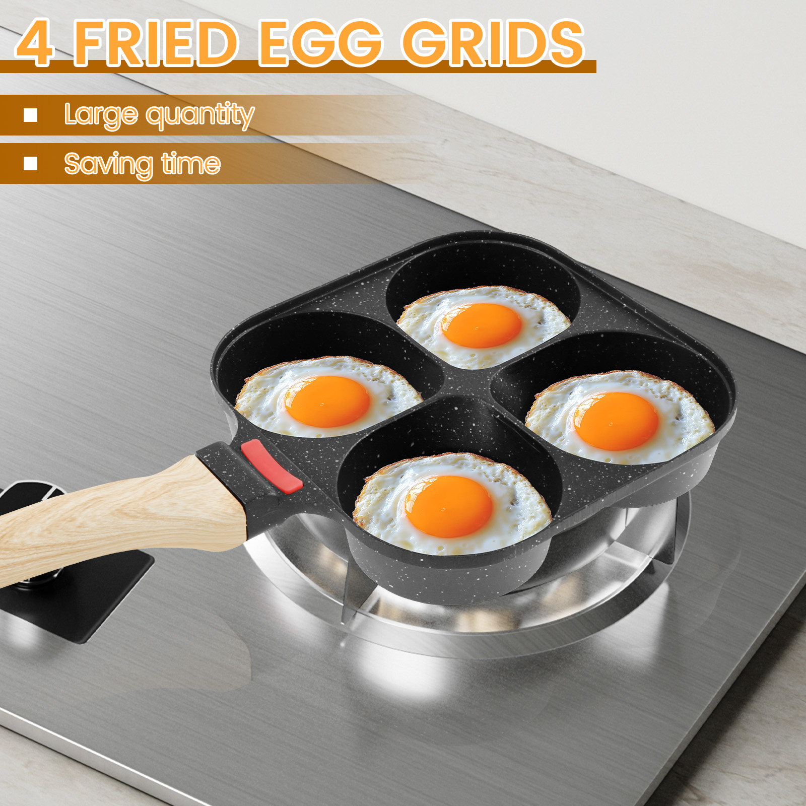 Egg Frying Pan Nonstick Pancak - Mini Pancake Griddle avaliação e preço