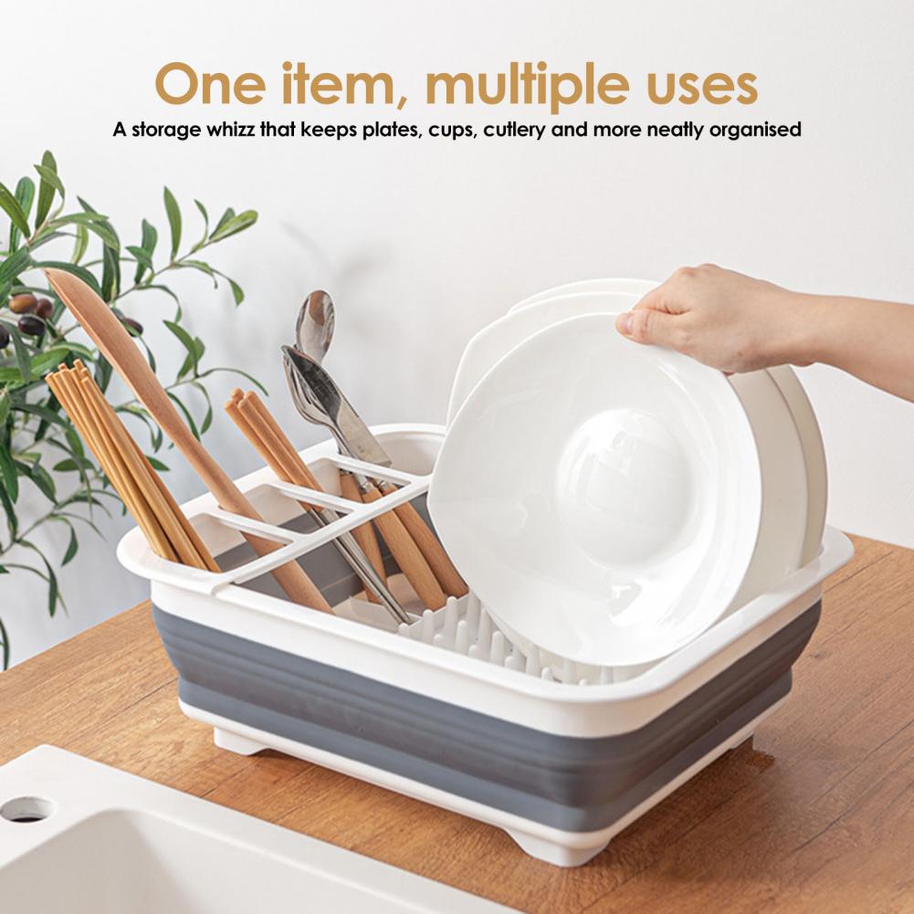 Foldable Dish Drying Rack with - Dim Sum Basket avaliação e preço