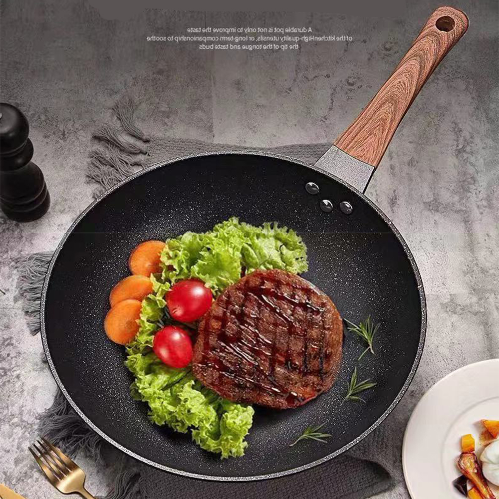 32CM Non-stick Wok Frying Pan  - Mini Pancake Griddle avaliação e preço