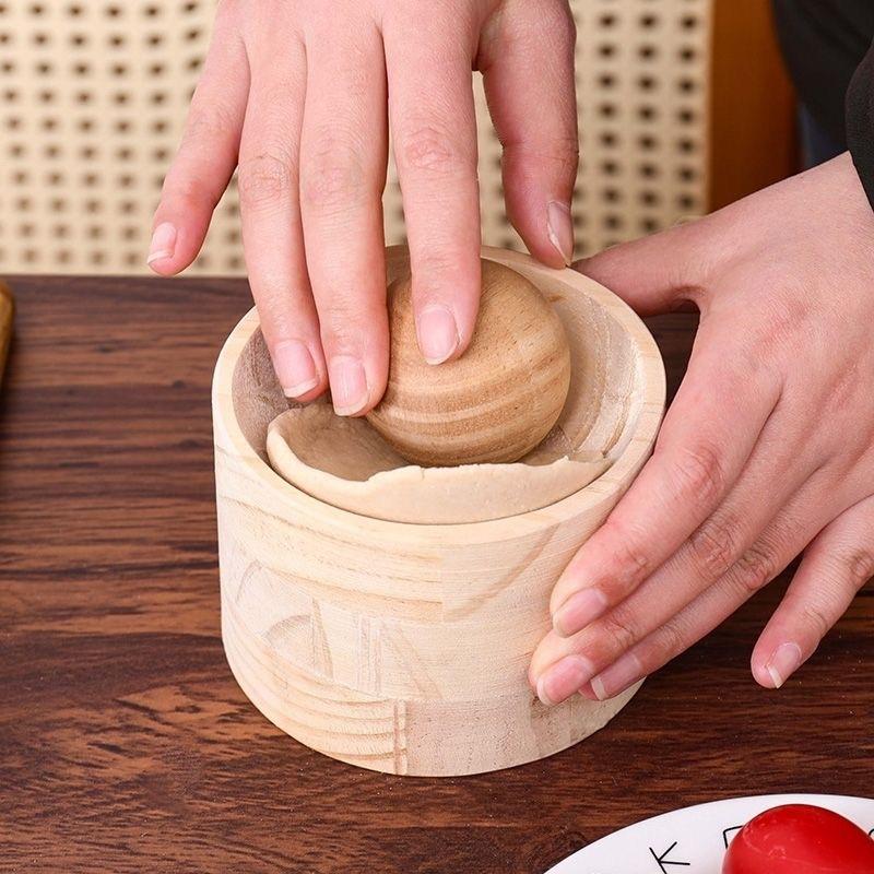 1 Set Wooden Dumpling Maker -  - Dumpling Press Set avaliação e preço