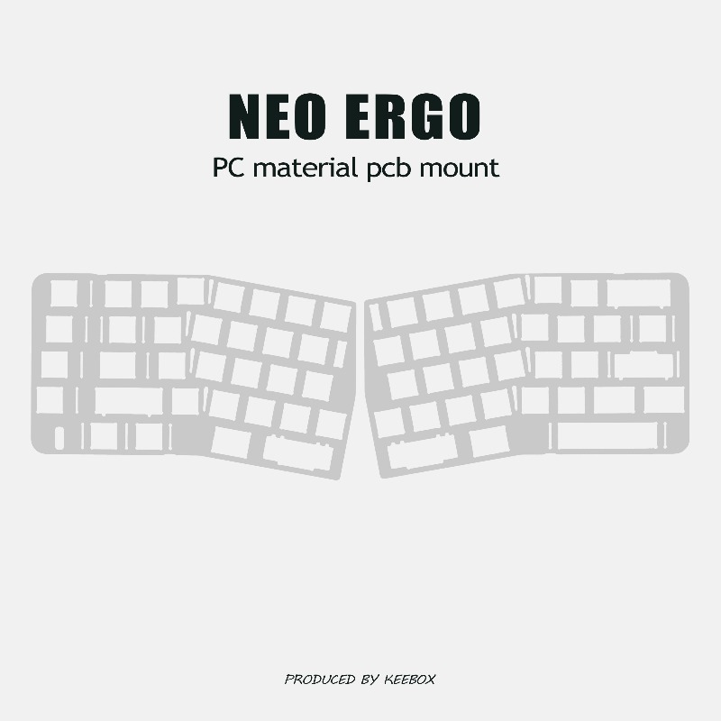 Neo Ergo Keyboard Positioning  - Crepe Pan Carbon avaliação e preço