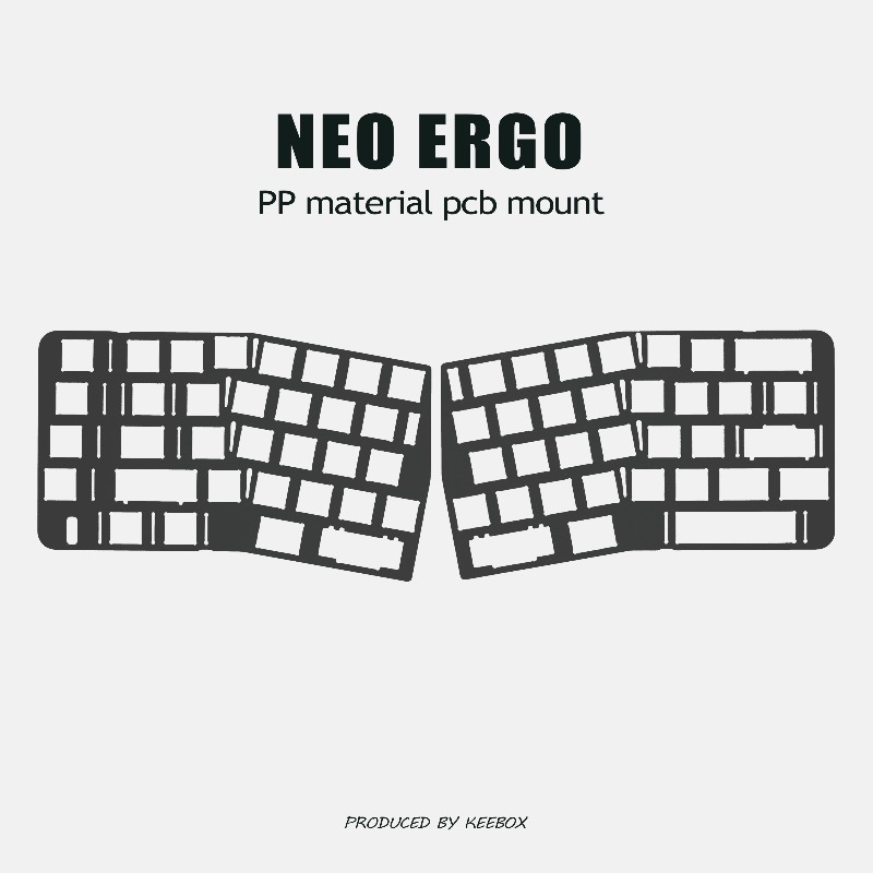Neo Ergo Keyboard Positioning  - Crepe Pan Carbon avaliação e preço