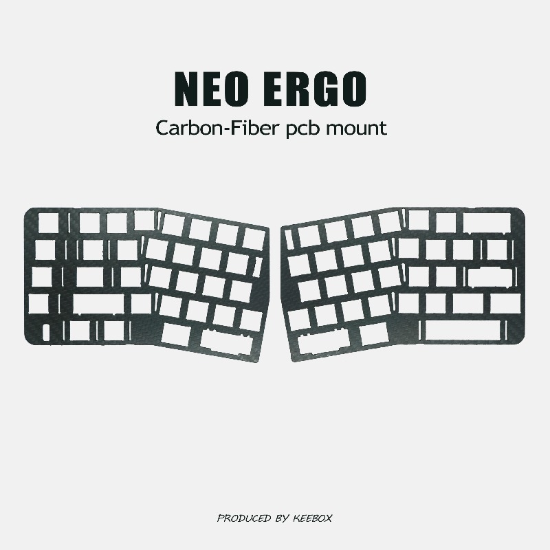 Neo Ergo Keyboard Positioning  - Crepe Pan Carbon avaliação e preço