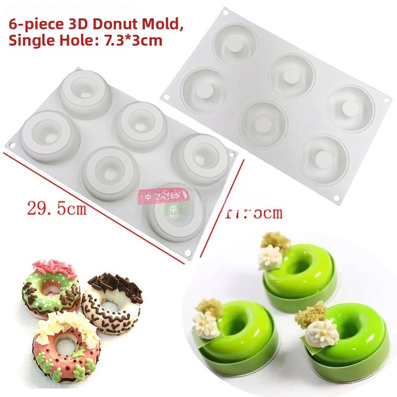 Silicone Cake Molds Large And  - Donut Mold Silicone avaliação e preço