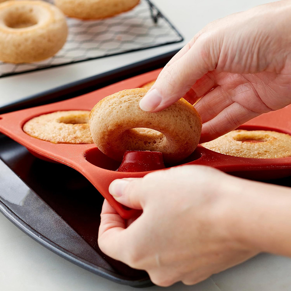 Donut Pan Silicone Baking Mold - Donut Mold Silicone avaliação e preço
