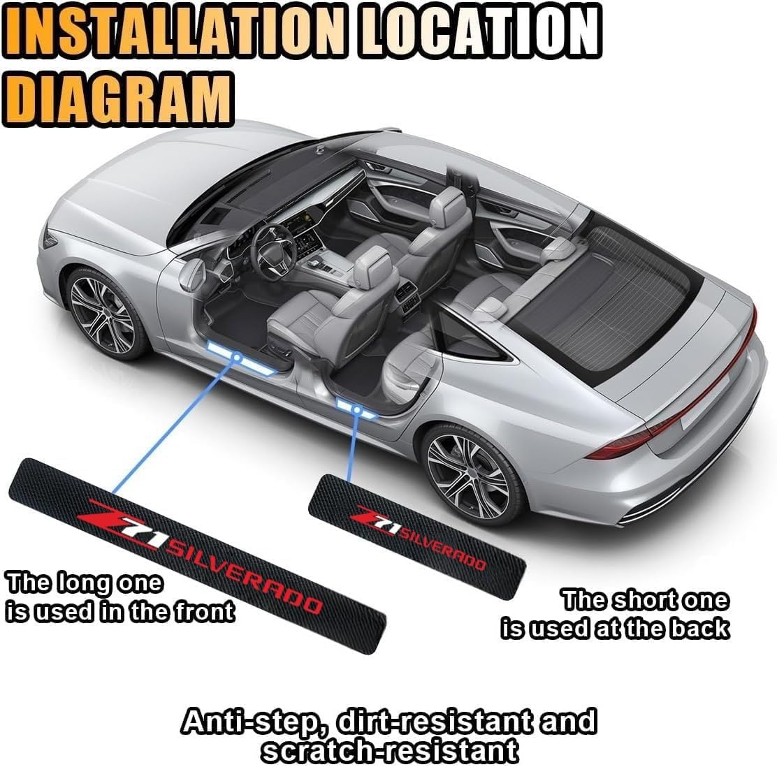 Car Door Sill Plate Guard Stic - Crepe Pan Carbon avaliação e preço