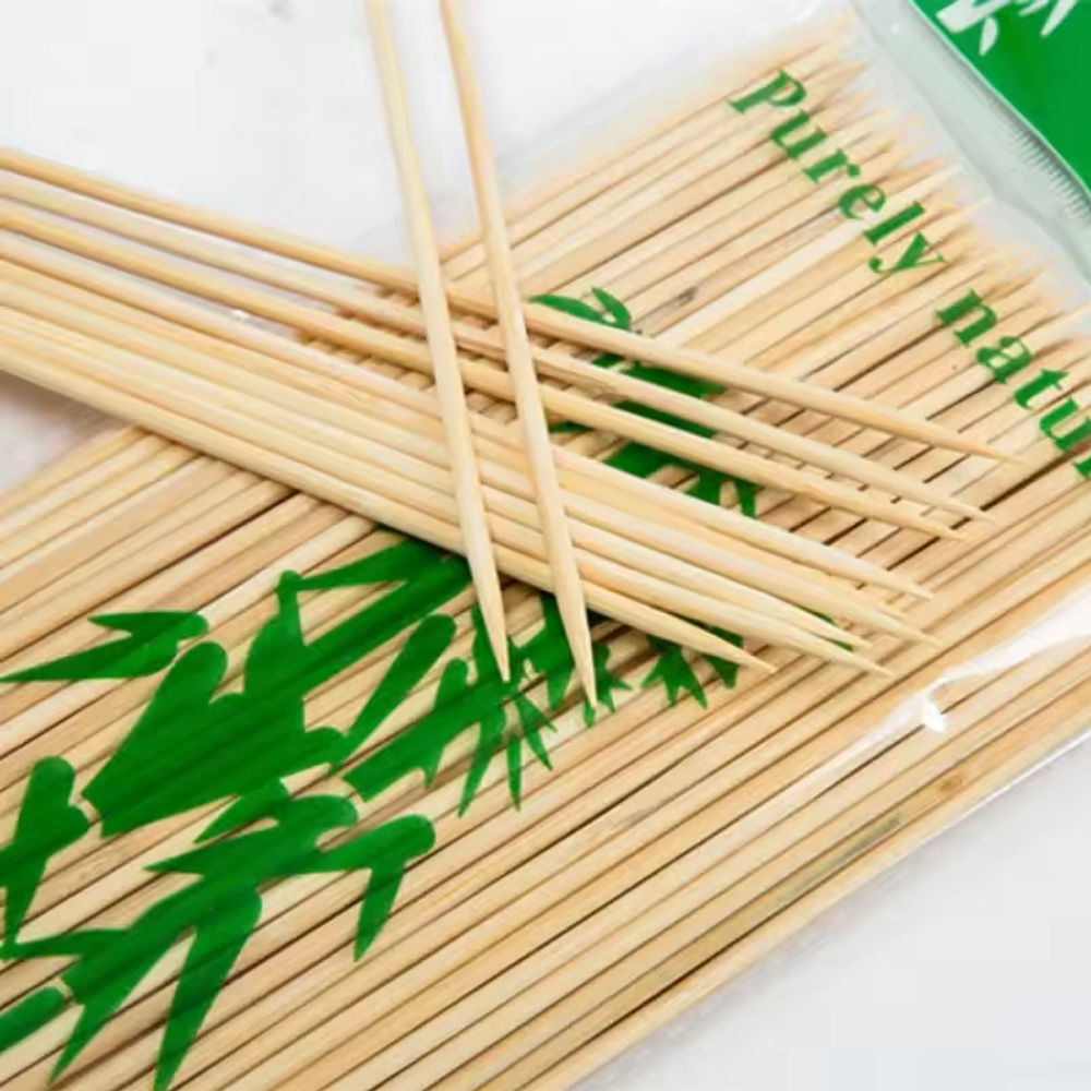 1350/90Pcs Natural BBQ Skewers - Corn Dog Stick avaliação e preço