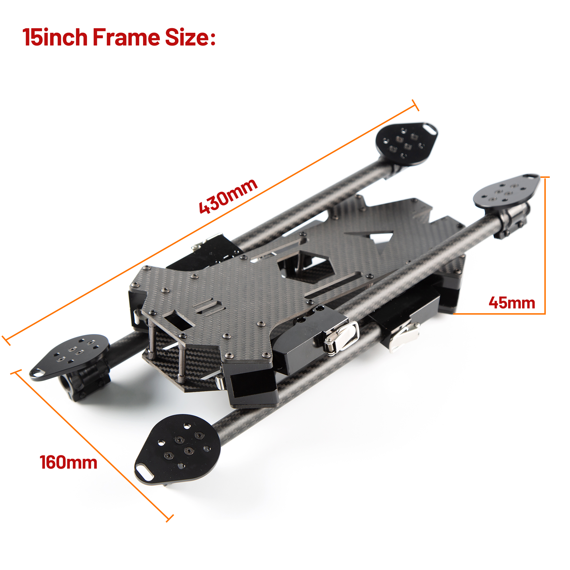 15inch /17inch FPV Carbon Fibe - Crepe Pan Carbon avaliação e preço