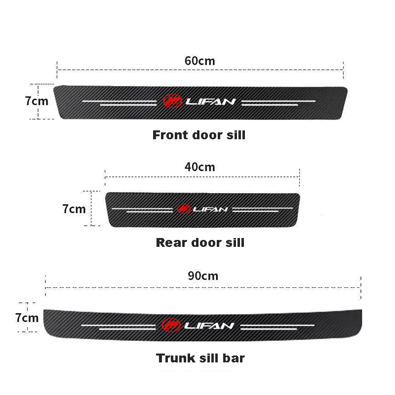 Car Door Threshold Scuff Plate - Crepe Pan Carbon avaliação e preço