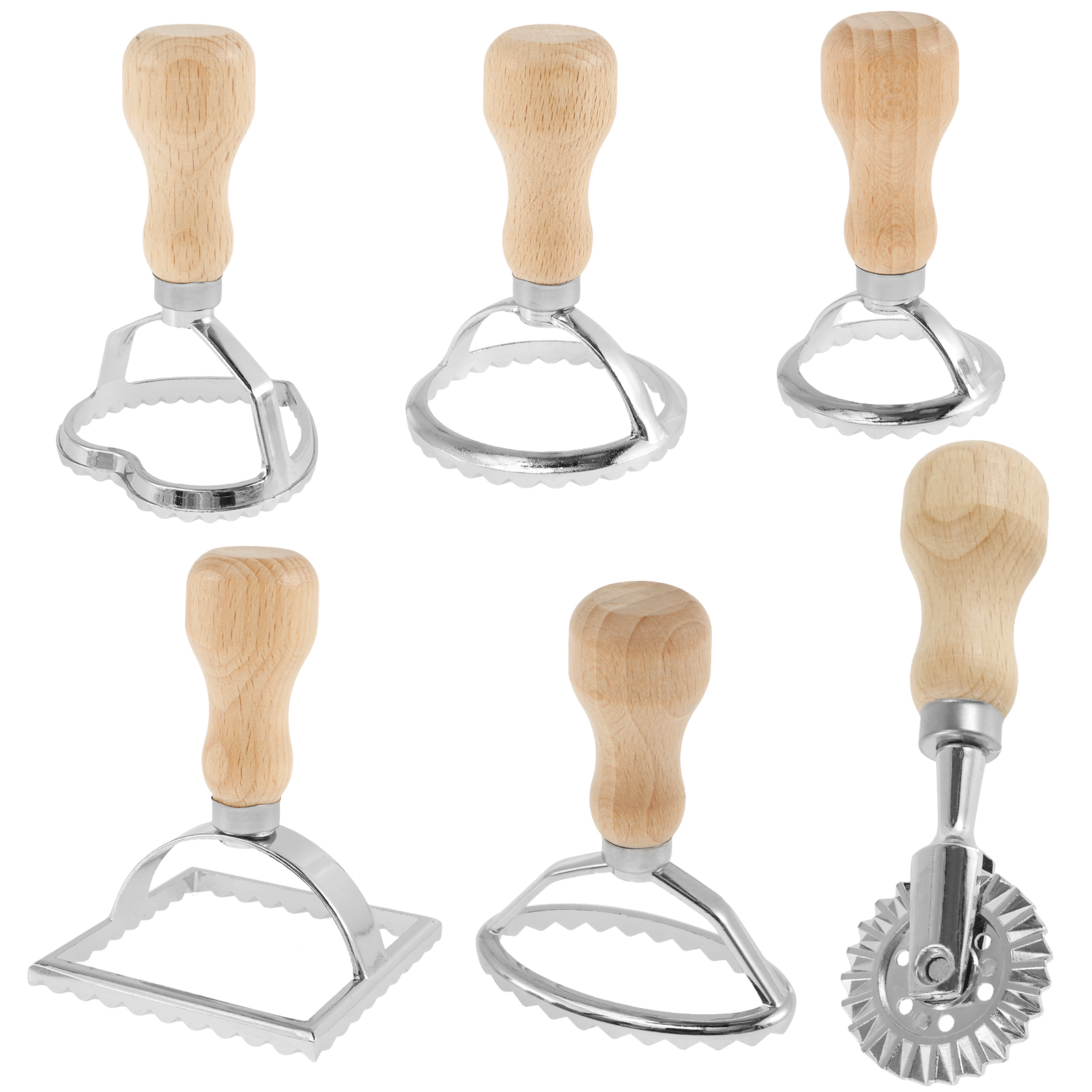 6Pcs Ravioli Maker Set Ravioli - Dumpling Press Set avaliação e preço