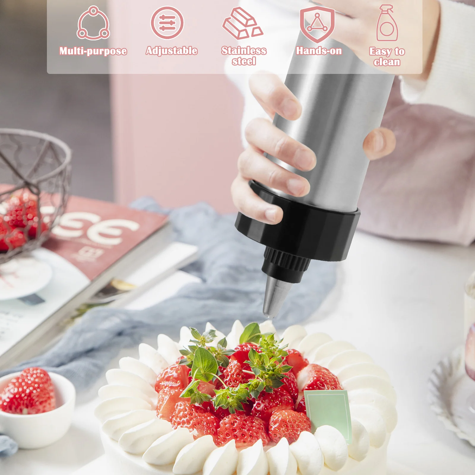 DIY Churro Maker Machine Cooki - Churros Maker Gun avaliação e preço