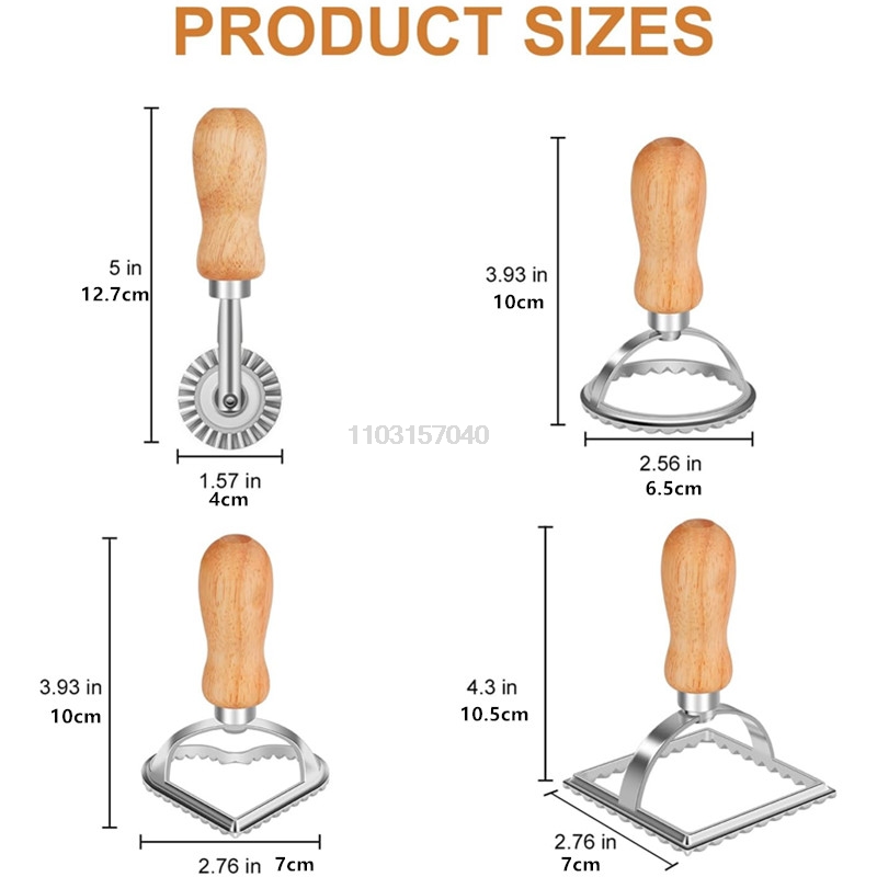 3/4Pcs Manual Pasta Molds Set  - Dumpling Press Set avaliação e preço