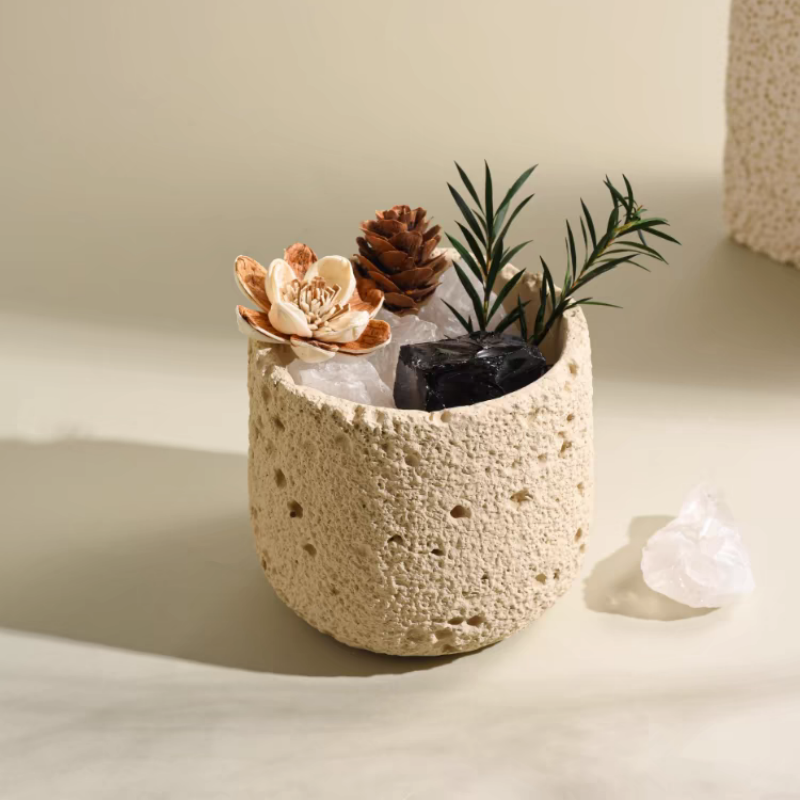 Creative Round Concrete Flower - Potsticker Mold avaliação e preço