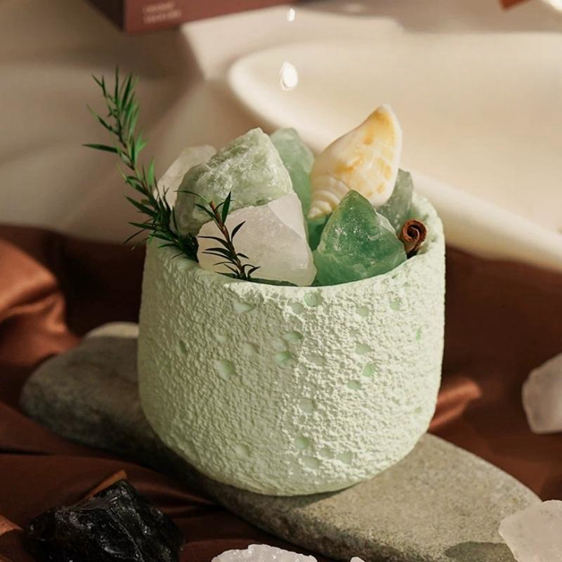 Creative Round Concrete Flower - Potsticker Mold avaliação e preço