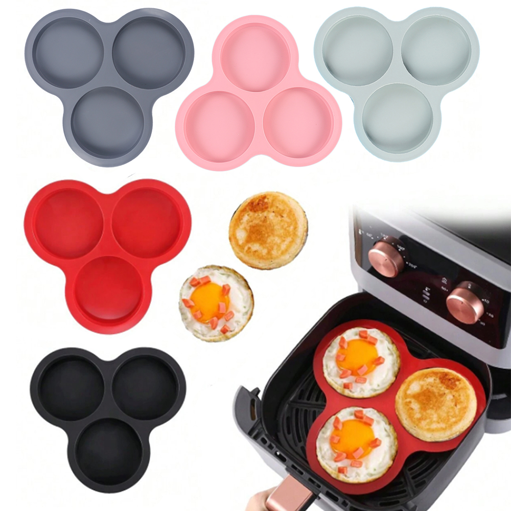 Silicone Egg Mold Air Fryer Eg - Egg Waffle Pan avaliação e preço