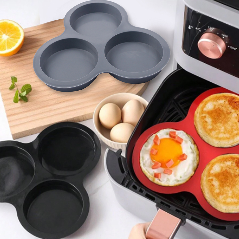 Silicone Egg Mold Air Fryer Eg - Egg Waffle Pan avaliação e preço
