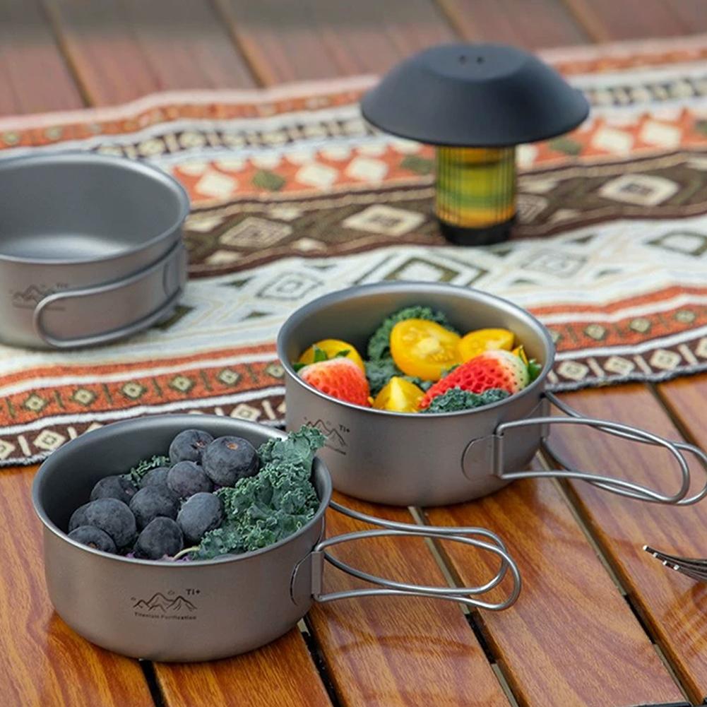 Compact Titanium Alloy Camping - Dim Sum Basket avaliação e preço