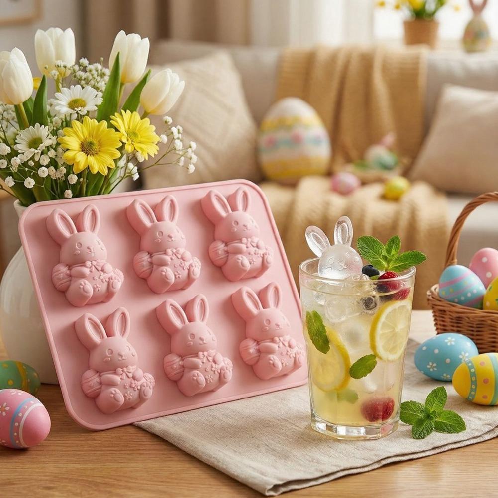 Easter Ice Tray Mold Easter Bu - Bunny Cake Mold avaliação e preço