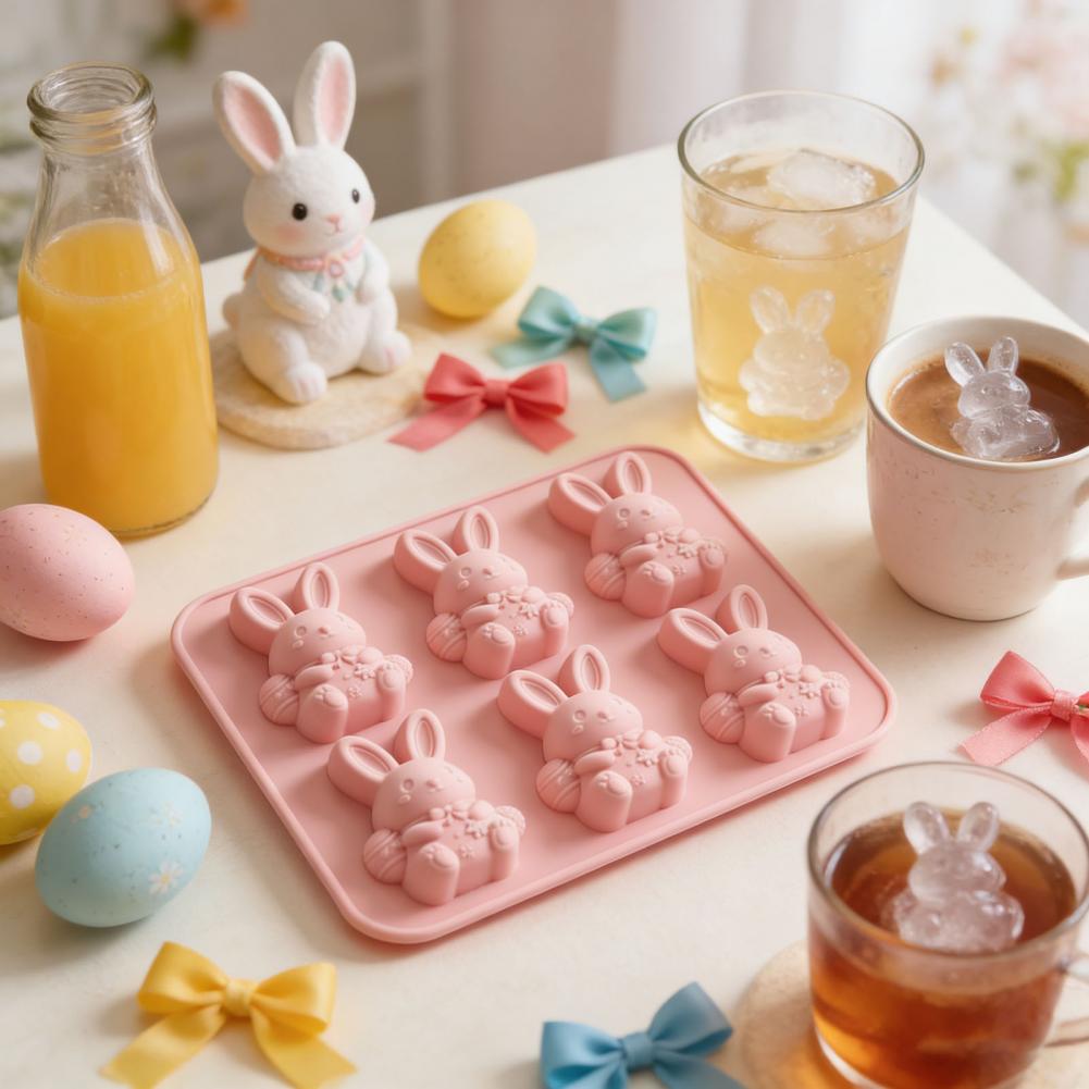 3D Bunny Silicone Ice Mold Cho - Bunny Cake Mold avaliação e preço