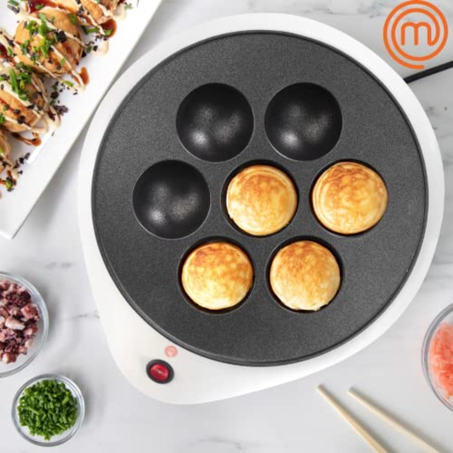 MasterChef Electric Ebelskiver - Takoyaki Grill Plate avaliação e preço