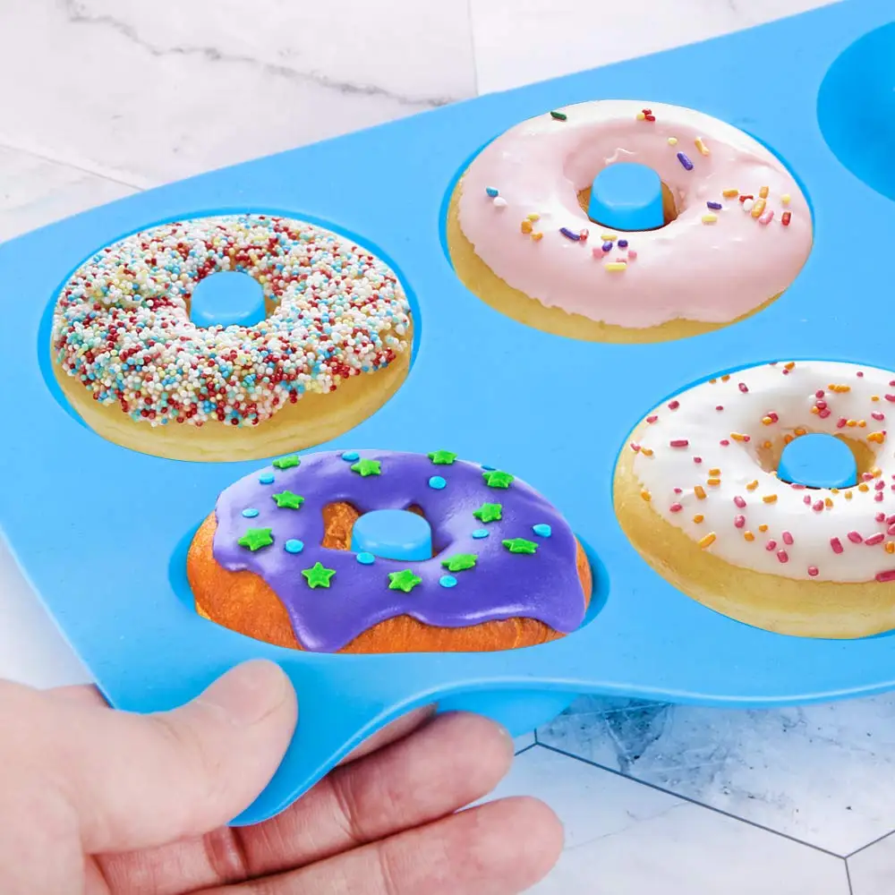 6 Holes Silicone Donut Mold Ba - Donut Mold Silicone avaliação e preço