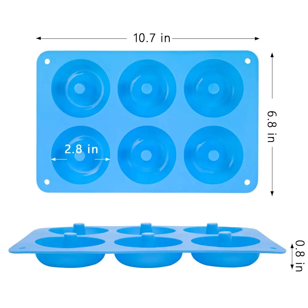6 Holes Silicone Donut Mold Ba - Donut Mold Silicone avaliação e preço