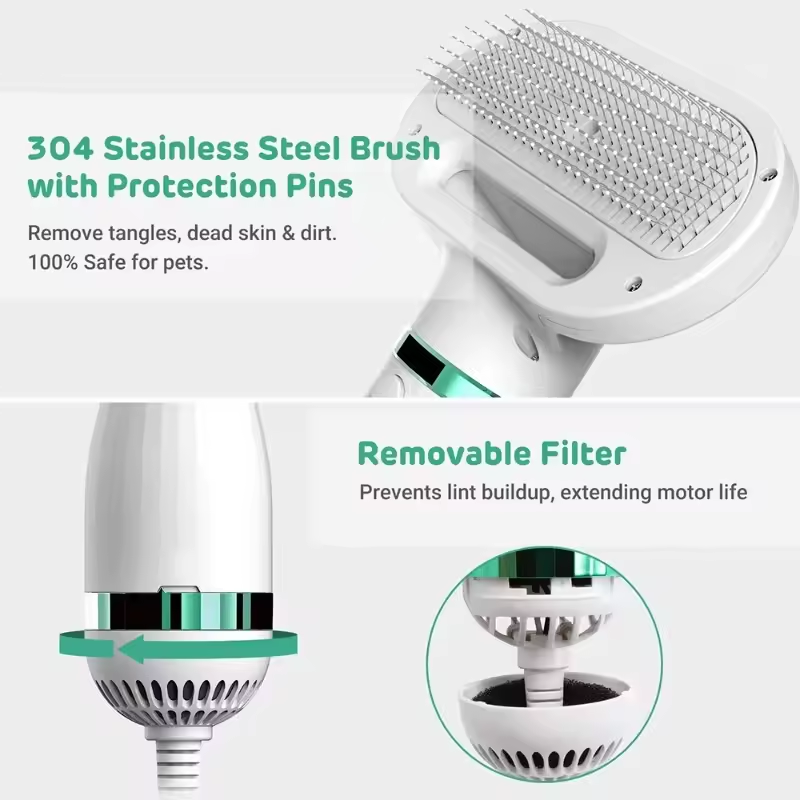 2-in-1 Pet Hair Dryer Grooming - Hot Dog Press avaliação e preço