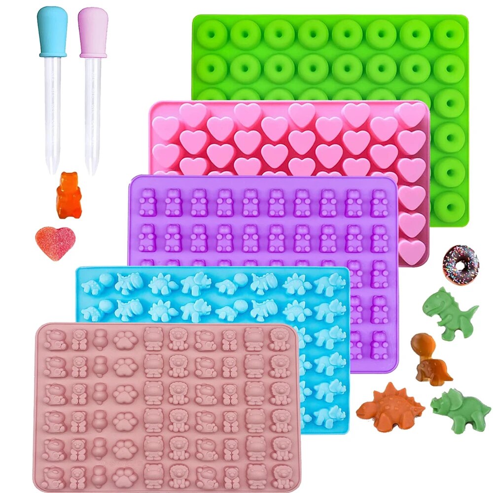 Gummy Bear Molds Silicone Mini - Donut Mold Silicone avaliação e preço