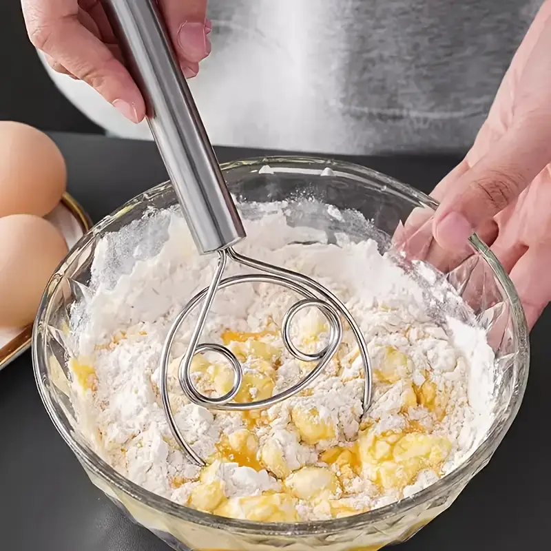 Danish Dough Whisk - Stainless - Danish Pancake Pan avaliação e preço